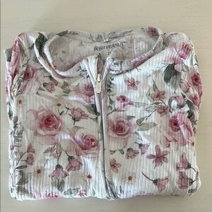 Posh Peanut Floral Zip-Up Pajamas